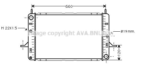 AVA QUALITY COOLING Radiaator,mootorijahutus FD2140